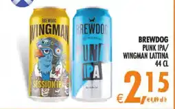 Deco Iperstore Brewdog Punk IPA/Wingman Lattina offerta