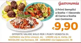 Tocal Gastronomia offerta