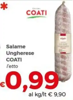 Tocal Salame Ungherese COATI offerta