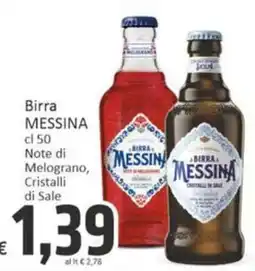 Paghi Poco Birra Messina offerta