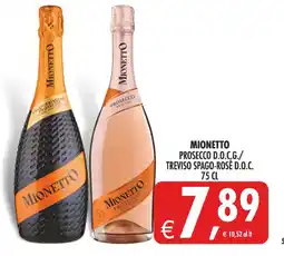 Deco Iperstore Mionetto Prosecco Rosé offerta