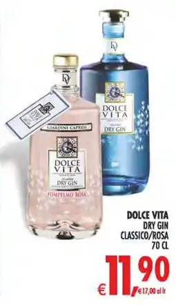 Deco Iperstore Dolce Vita Dry Gin Classico/Rosa offerta