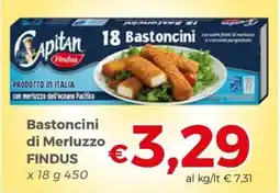Tocal Bastoncini di Merluzzo Findus offerta