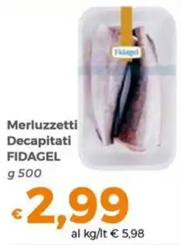 Tocal Merluzzetti Decapitati FIDAGEL offerta