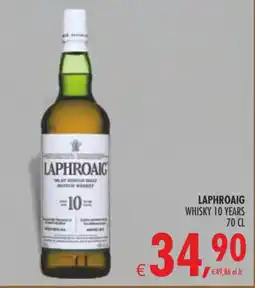 Deco Iperstore Laphroaig whisky 10 years offerta