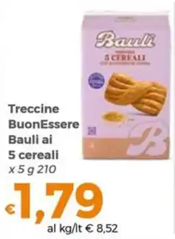 Tocal Treccine BuonEssere Bauli ai 5 cereali offerta
