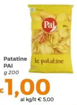 Tocal Patatine PAI offerta