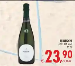 Deco Iperstore Berlucchi Cuvée Vintage offerta
