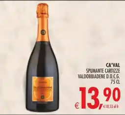 Deco Iperstore Ca'Val spumante cartizze valdobbiadene d.o.c.g. offerta