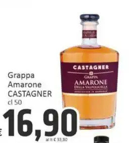 Paghi Poco Grappa Amarone Castagner offerta