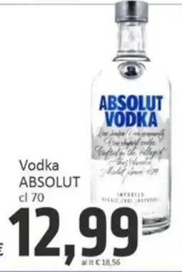 Paghi Poco Vodka ABSOLUT offerta