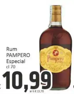 Paghi Poco Rum Pampero Especial offerta