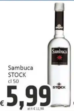 Paghi Poco Sambuca STOCK offerta