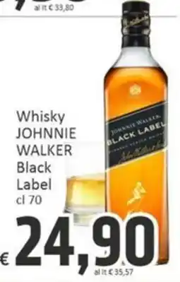 Paghi Poco Whisky Johnnie Walker Black Label offerta