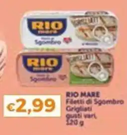 Tocal Rio mare Filetti di Sgombro Grigliati offerta