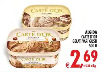 Algida Carte d'Or gelati vari gusti