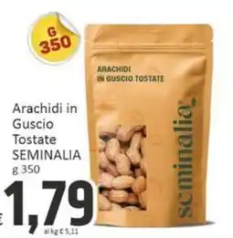 Paghi Poco Arachidi in Guscio Tostate Seminalia offerta