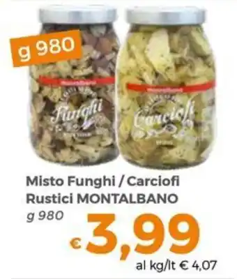 Misto Funghi / Carciofi Rustici MONTALBANO