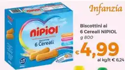 Tocal Biscottini ai 6 Cereali NIPIOl offerta