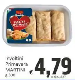 Paghi Poco Involtini Primavera Martini offerta