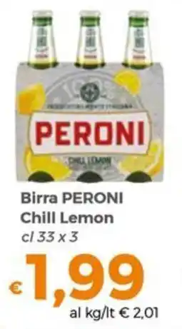 Tocal Birra PERONI Chill Lemon offerta