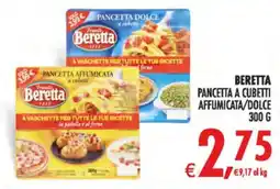 Deco Iperstore Beretta pancetta a cubetti affumicata/dolce offerta