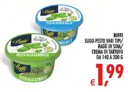 Deco Iperstore Biffi Sugo-Pesto vari tipi offerta