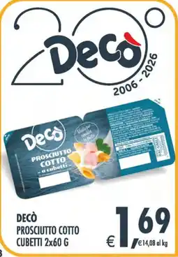 Deco Iperstore Decò Prosciutto Cotto offerta