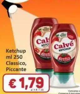 Paghi Poco Ketchup Calvé offerta