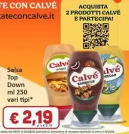 Paghi Poco Salsa Calvé offerta