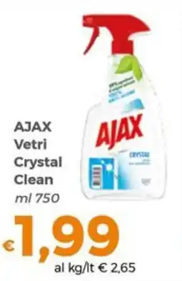 Tocal Ajax vetri crystal clean offerta