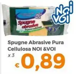 Tocal Spugne Abrasive Pura Cellulosa NOI &VOI offerta