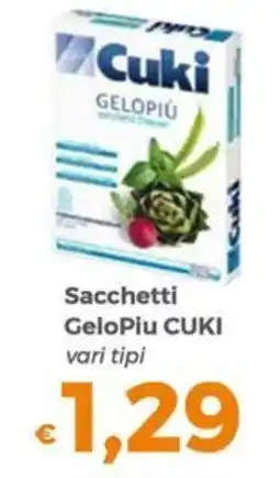 Tocal Sacchetti GeloPiu CUKI offerta