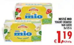 Deco Iperstore Nestlé mio yogurt cremoso offerta
