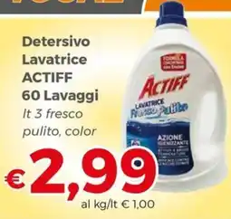 Tocal Detersivo Lavatrice ACTIFF offerta