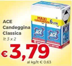 Tocal ACE Candeggina Classica offerta