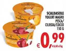 Deco Iperstore Scaldasole Yogurt Magro Pesca/Ciliegia/Cocco offerta