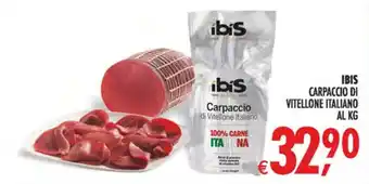 Deco Iperstore Ibis Carpaccio di Vitellone Italiano offerta