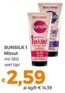 Tocal Sunsilk 1 Minut offerta