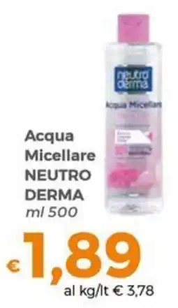 Tocal Acqua Micellare Neutro Derma offerta