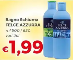 Tocal Bagno Schiuma Felce Azzurra offerta