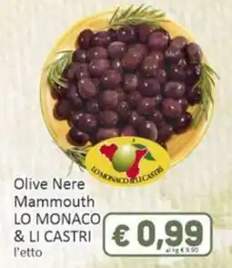 Paghi Poco Olive Nere Mammouth LO MONACO & LI CASTRI offerta