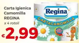 Tocal Carta Igienica Camomilla Regina offerta