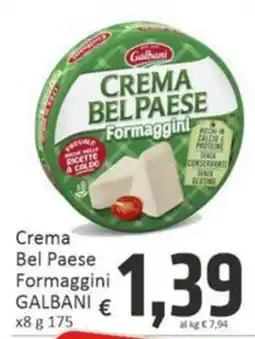 Paghi Poco Crema Bel Paese Formaggini Galbani offerta