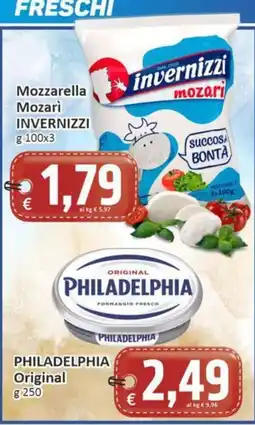 Paghi Poco Mozzarella Mozari INVERNIZZI offerta
