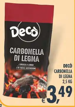 Deco Iperstore Decò carbonella di legna offerta