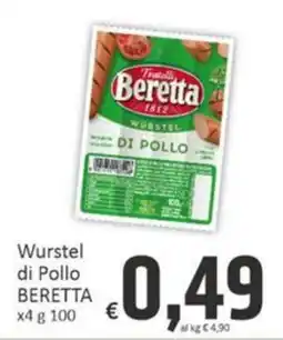 Paghi Poco Wurstel di Pollo Beretta offerta