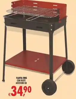 Deco Iperstore Flavia BBQ con ruote offerta