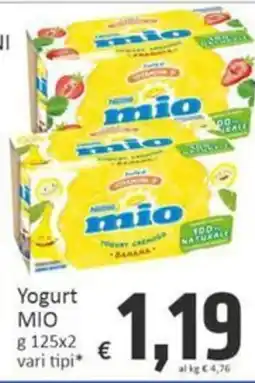 Paghi Poco Mio Yogurt offerta