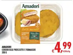 Deco Iperstore Amadori Cordon Bleu Prosciutto e Formaggio offerta